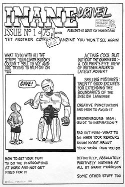 Kid with spanner brings down Robocop.  I actually used to buy comics fanzines like this.