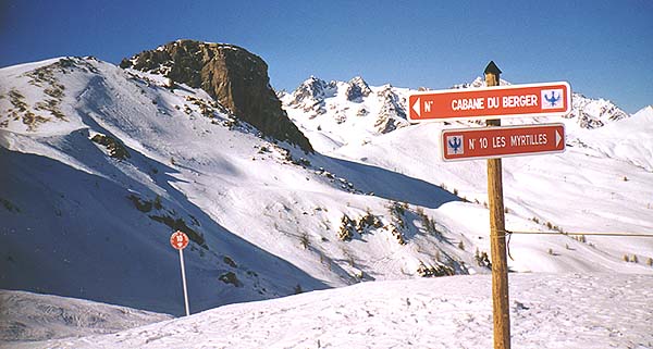 On the piste at Serre Chevalier