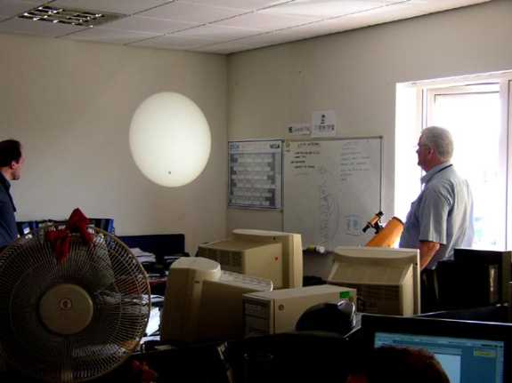 The 2004 transit of Venus as seen in our Bristol office